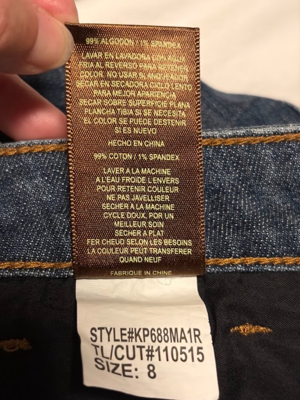 Kut From the Kloth Women’s Rolled Cuff Boyfriend Jeans Size 8 / KP688MA1R - Picture 5 of 5